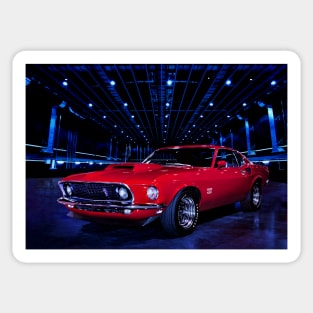 The BOSS (429) Mustang Sticker